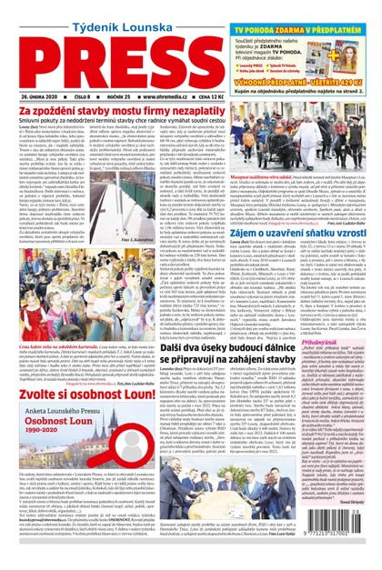 E-magazín Lounský press 8/2020 - Ohře Media