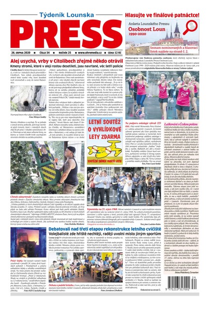 E-magazín Lounský press 34/2020 - Ohře Media