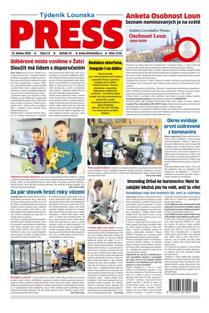 E-magazín Lounský press 15/2020 - Ohře Media