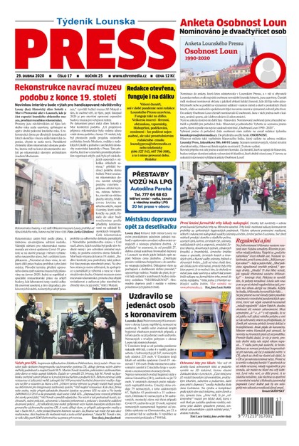 E-magazín Lounský press 17/2020 - Ohře Media