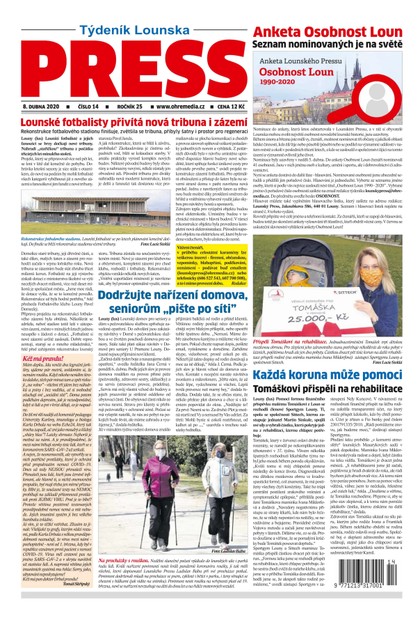 E-magazín Lounský press 14/2020 - Ohře Media