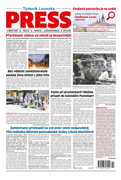 E-magazín Lounský press 22/2020 - Ohře Media