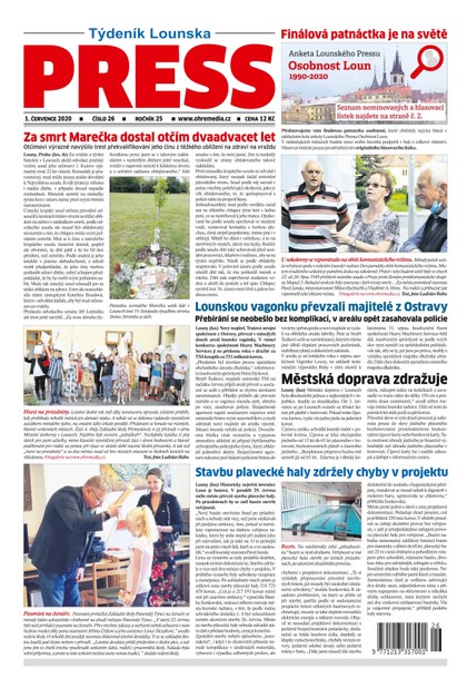 E-magazín Lounský press 26/2020 - Ohře Media