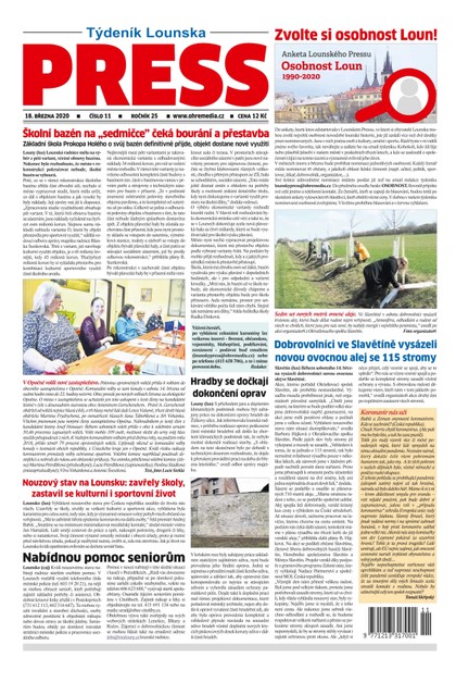 E-magazín Lounský press 11/2020 - Ohře Media