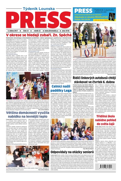 E-magazín Lounský press 13/2017 - Ohře Media