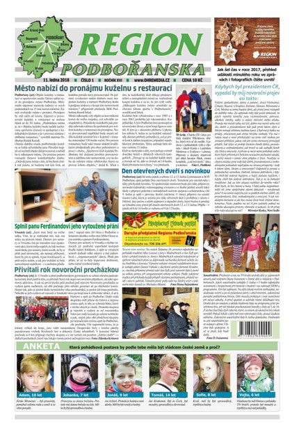 E-magazín Region Podbořanska 01/2018 - Ohře Media