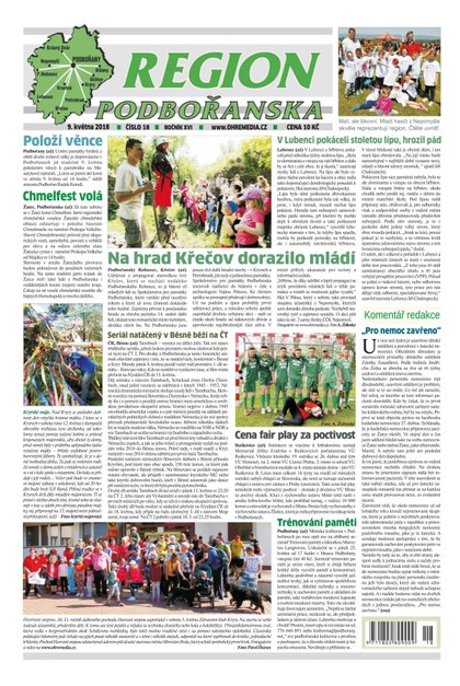 E-magazín Region Podbořanska 18/2018 - Ohře Media