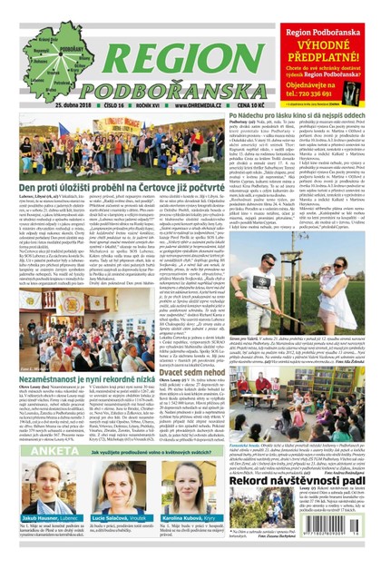 E-magazín Region Podbořanska 16/2018 - Ohře Media