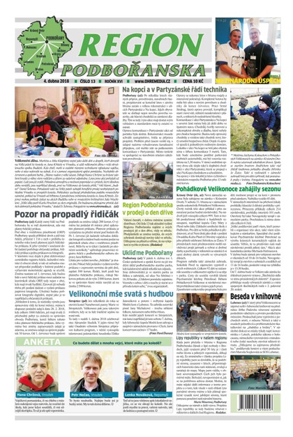 E-magazín Region Podbořanska 13/2018 - Ohře Media