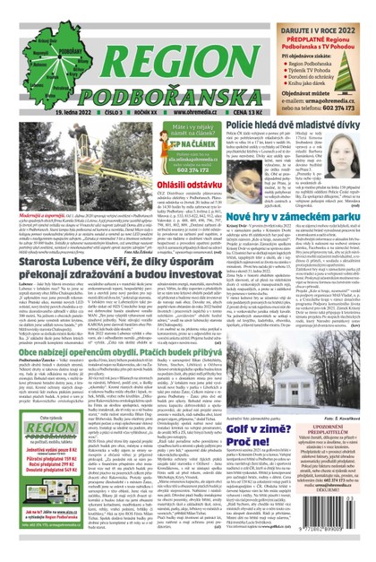 E-magazín Region Podbořanska 03/2022 - Ohře Media