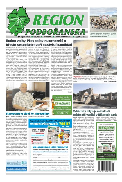 E-magazín Region Podbořanska 33/2022 - Ohře Media