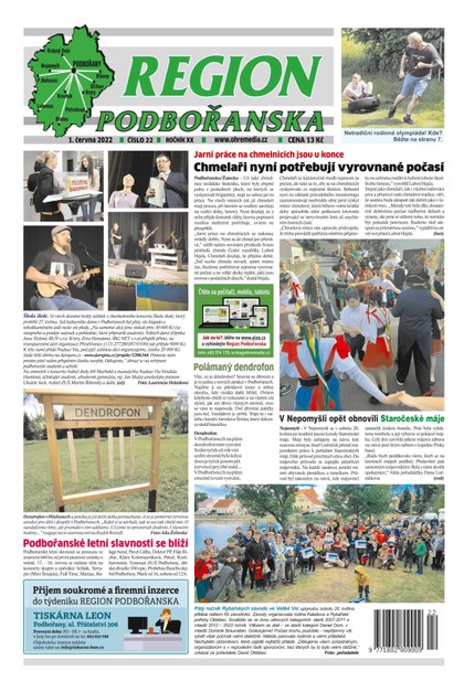 E-magazín Region Podbořanska 22/2022 - Ohře Media