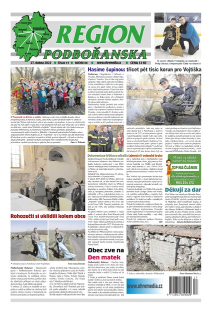 E-magazín Region Podbořanska 17/2022 - Ohře Media