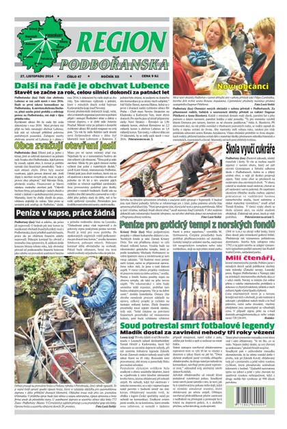 E-magazín Region Podbořanska 47/2014 - Ohře Media