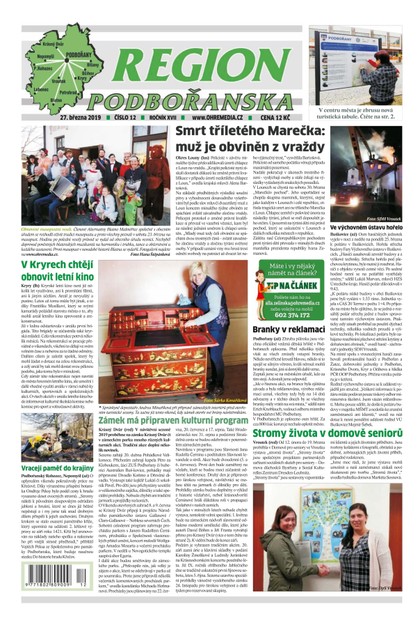 E-magazín Region Podbořanska 12/2019 - Ohře Media