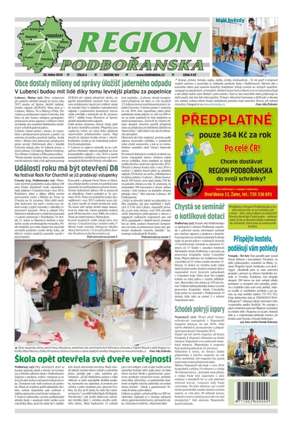 E-magazín Region Podbořanska 4/2016 - Ohře Media