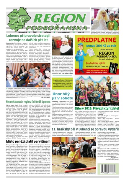 E-magazín Region Podbořanska 7/2016 - Ohře Media