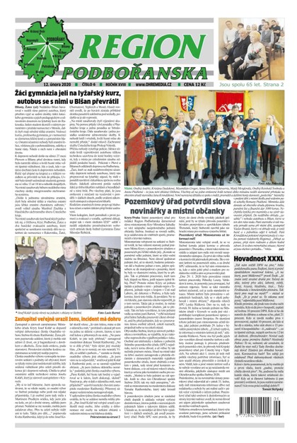 E-magazín Region Podbořanska 6/2020 - Ohře Media