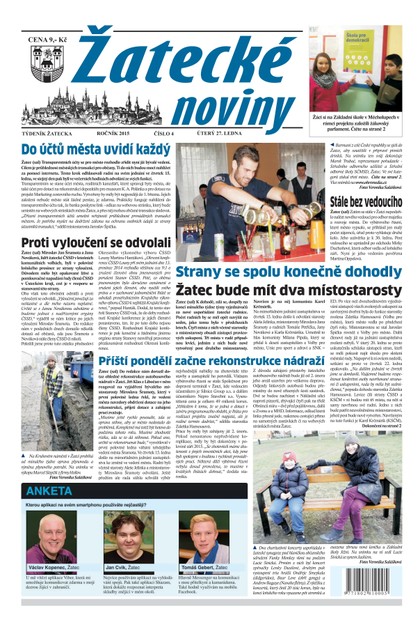 E-magazín Žatecké noviny 4/2015 - Ohře Media