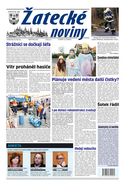 E-magazín Žatecké noviny 2/2015 - Ohře Media