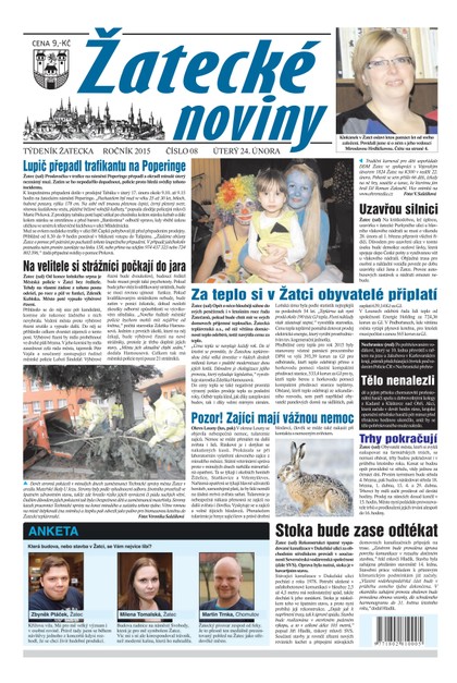 E-magazín Žatecké noviny 8/2015 - Ohře Media