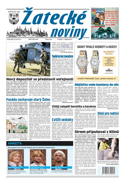 E-magazín Žatecké noviny 48/2015 - Ohře Media