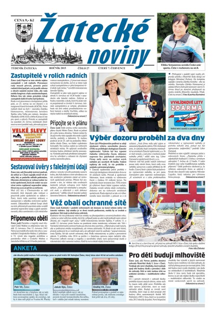 E-magazín Žatecké noviny 27/2015 - Ohře Media