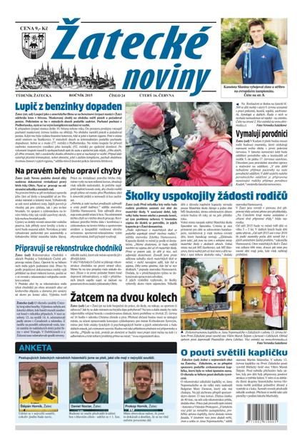 E-magazín Žatecké noviny 24/2015 - Ohře Media