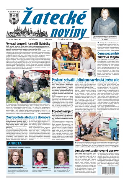 E-magazín Žatecké noviny 13/2015 - Ohře Media