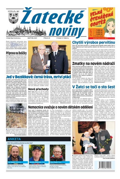 E-magazín Žatecké noviny 43/2015 - Ohře Media