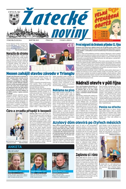 E-magazín Žatecké noviny 40/2015 - Ohře Media