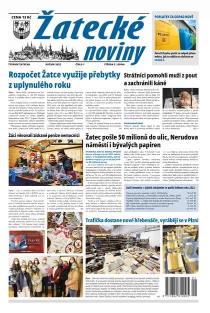 E-magazín Žatecké noviny 01/2022 - Ohře Media