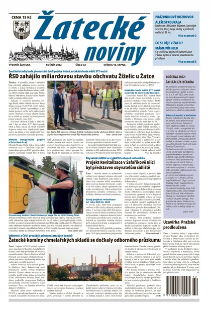 E-magazín Žatecké noviny 32/2022 - Ohře Media