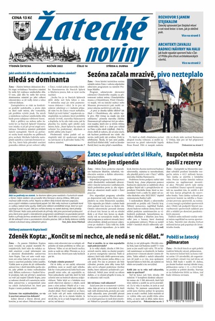 E-magazín Žatecké noviny 14/2022 - Ohře Media