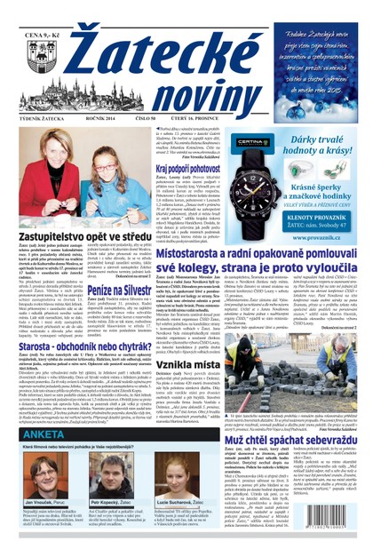 E-magazín Žatecké noviny 50/2014 - Ohře Media