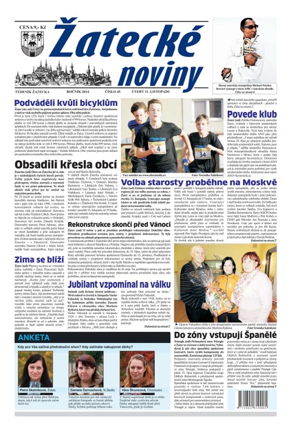 E-magazín Žatecké noviny 45/2014 - Ohře Media