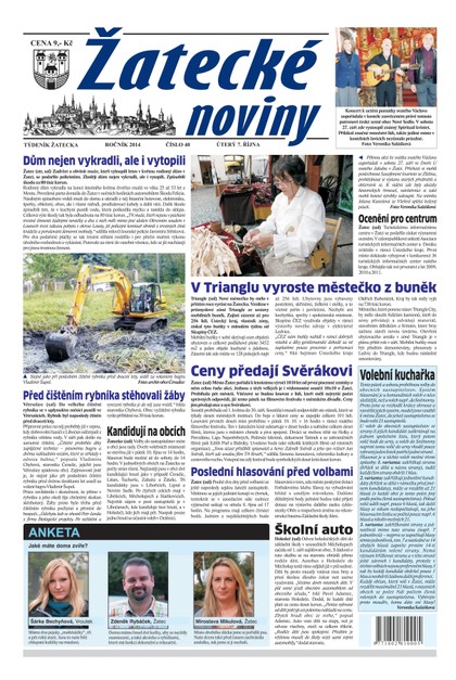 E-magazín Žatecké noviny 40/2014 - Ohře Media