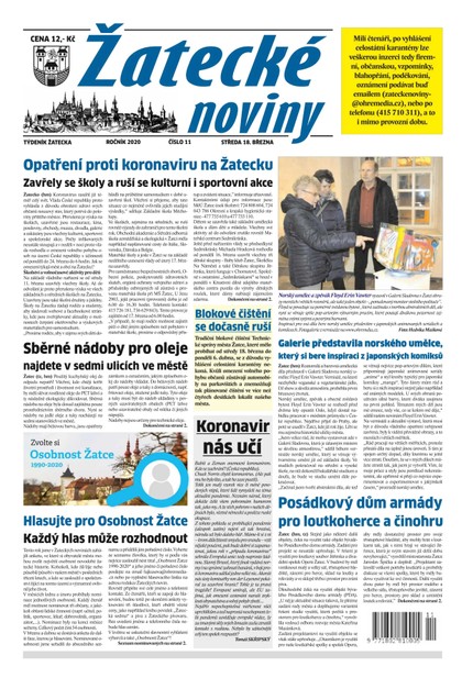 E-magazín Žatecké noviny 11/2020 - Ohře Media