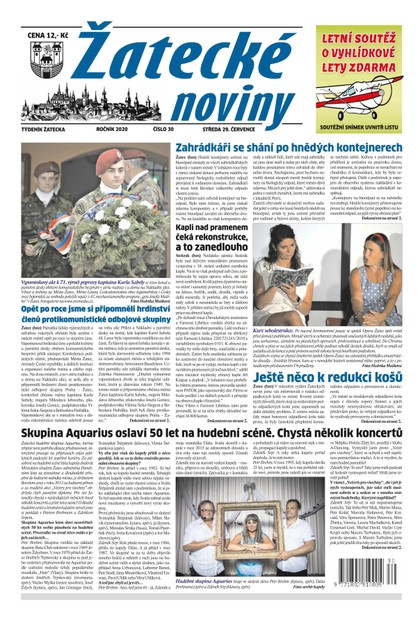 E-magazín Žatecké noviny 30/2020 - Ohře Media