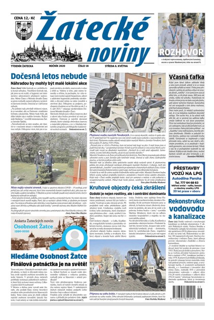 E-magazín Žatecké noviny 18/2020 - Ohře Media