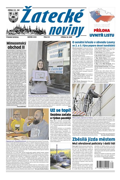 E-magazín Žatecké noviny 39/2020 - Ohře Media