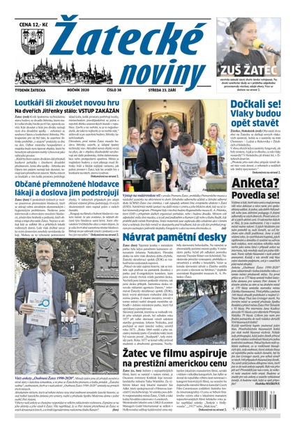 E-magazín Žatecké noviny 38/2020 - Ohře Media