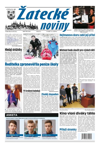 E-magazín Žatecké noviny 2/2016 - Ohře Media