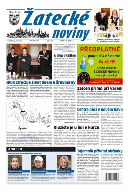 E-magazín Žatecké noviny 4/2016 - Ohře Media