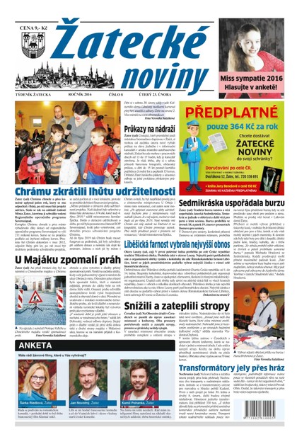 E-magazín Žatecké noviny 8/2016 - Ohře Media