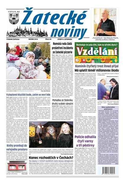 E-magazín Žatecké noviny 45/2016 - Ohře Media