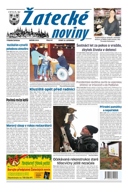 E-magazín Žatecké noviny 47/2016 - Ohře Media