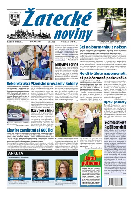 E-magazín Žatecké noviny 22/2016 - Ohře Media