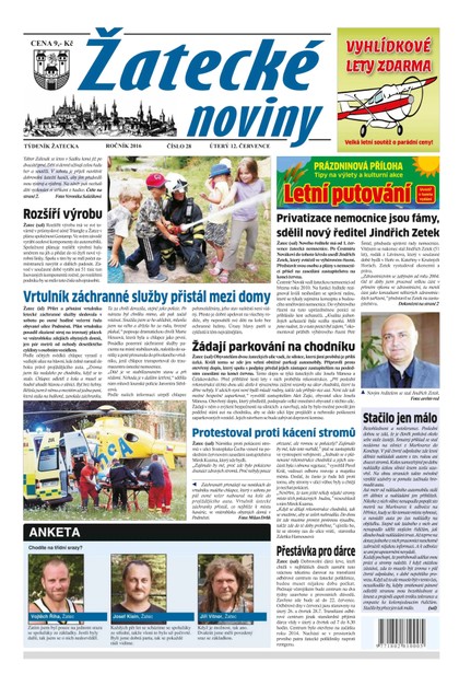 E-magazín Žatecké noviny 28/2016 - Ohře Media