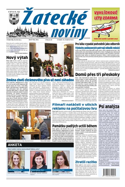 E-magazín Žatecké noviny 29/2016 - Ohře Media